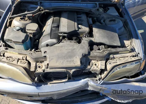 2002 BMW 325 I z USA, uszkodzony, nr VIN WBAET37462NJ19536